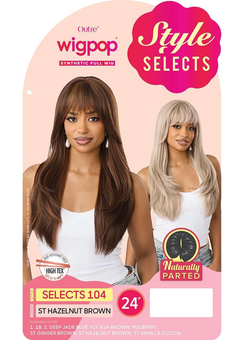 Outre Wigpop Synthetic Full Wig - Style Selects - Selects 104 (ICY ASH BROWN)