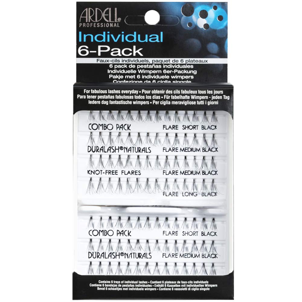 6 Pack Knot-Free Individuals Combo Black Beauty & Personal Care Ardell