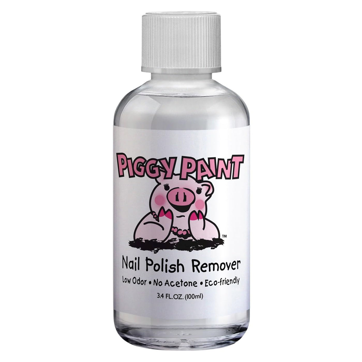 Piggy Paint Nail Polish Remover - Low Odor, Acetone?Free Formula with Aloe Vera & Vitamin E, Gentle Safe Remover for Kids, Compatible with Piggy Paint