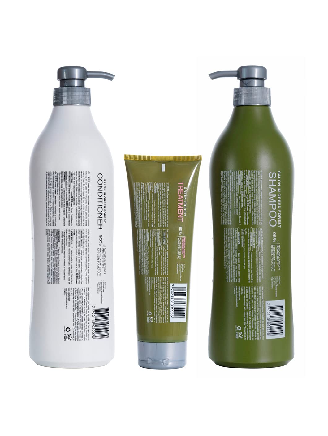 Recamier Professional Salon In Sin Sal Organic Shampoo Conditioner Hair Treatment Set Sulfate Free 33.8 OZ Beauty & Personal Care RECAMIER PROFESSIONAL SALON IN