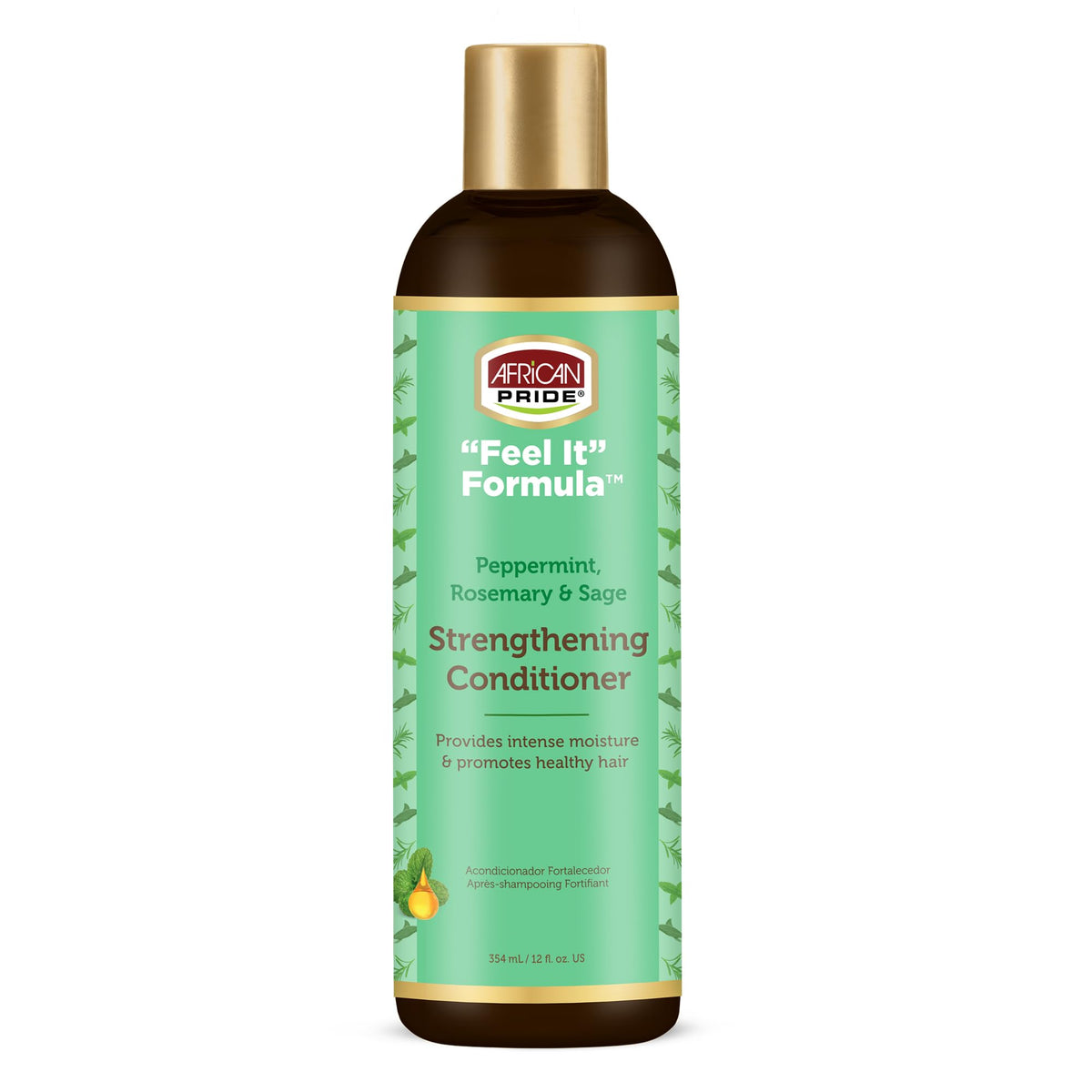 African Pride Feel It Formula Strengthening Conditioner, 12 Oz