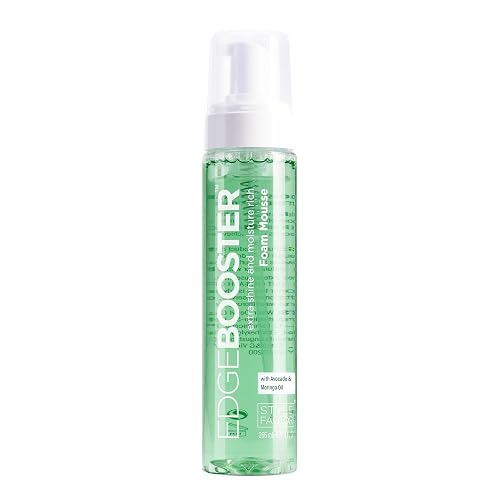 Style Factor EDGE BOOSTER Extra Shine & Moisture Rich Foam Mousse | Lightweight Styling for Curls, Waves, Braids, Locs & Protective Styles | Volume Beauty & Personal Care Style Factor