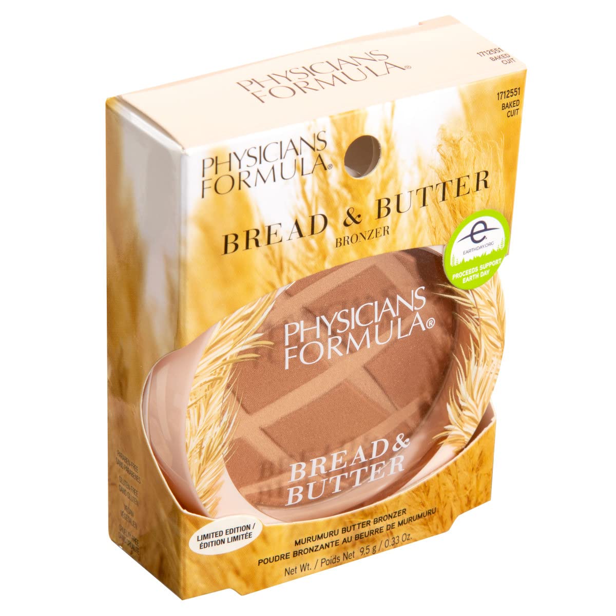 Physicians Formula Murumuru Bread & Butter Bronzer Baked, Moisturizing, Silky All-Day Glow, Dermatologist Tested, Hypoallergenic, Vegan & Cruelty-Free Beauty & Personal Care Physicians Formula