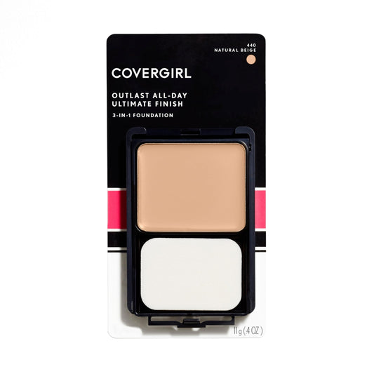 COVERGIRL Outlast All-Day Ultimate Finish Foundation, Natural Beige , 0.4 Ounce (Pack of 1) Beauty & Personal Care COVERGIRL