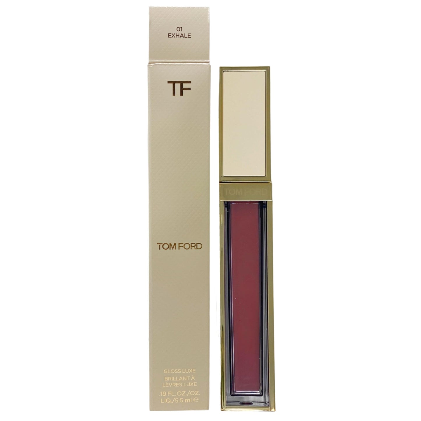 Tom Ford Limited Edition Vanilla Sex Gloss Luxe Lip Gloss - 01 Exhale (Milky nude pink), 0.19 fl oz / 5.5 mL Beauty & Personal Care Tom Ford