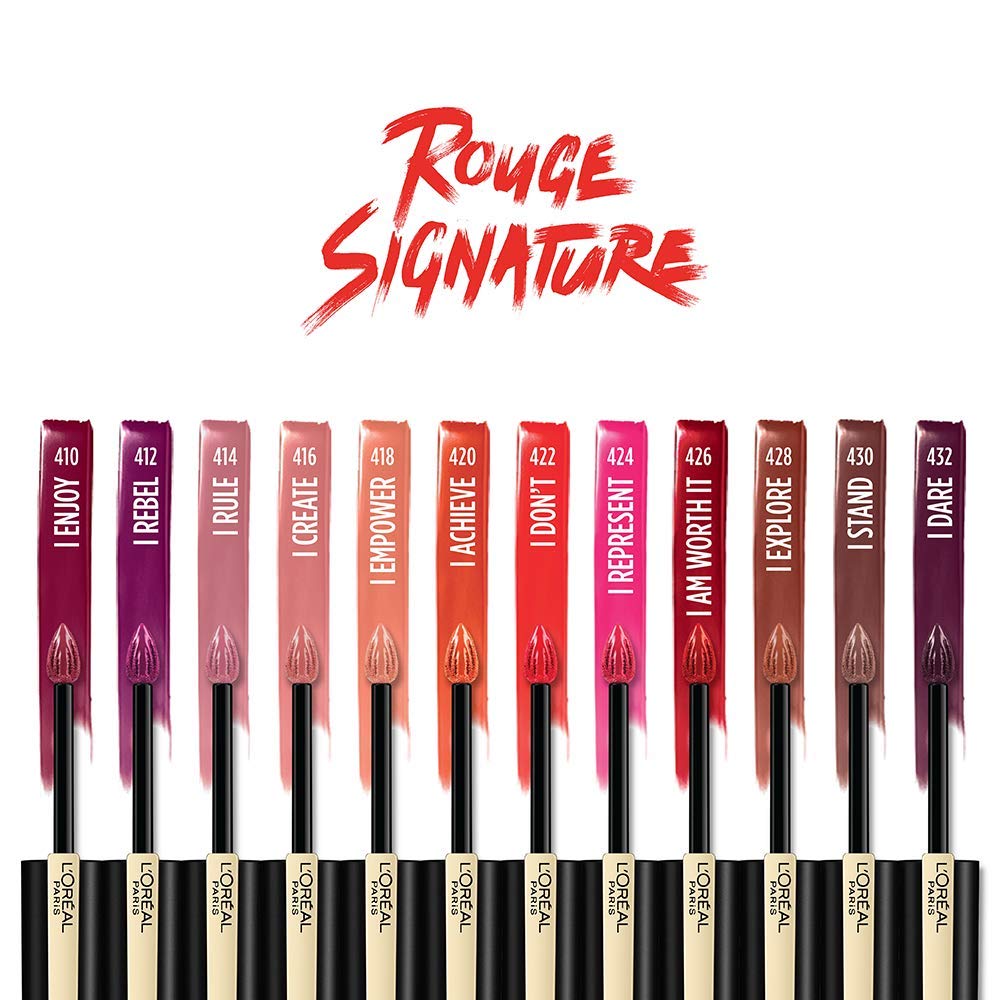 L’Oréal Paris Makeup Rouge Signature Matte Lip Stain, I Am Worth It Beauty & Personal Care L'Oreal Paris