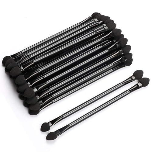 Professional Double Head Eyeshadow Brushes Cosmetic Tool - TygoMall 30 Pcs Disposable Dual Sides Eyeshadow Sponge Brushes Makeup Applicator, with 12 Beauty & Personal Care TYGOMALL