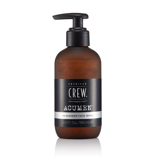 American Crew Men's Face Wash, In-Shower Facial Wash, Oil-Free, Removes Excess Oil & Dirt, 6.4 Fl Oz Beauty & Personal Care AMERICAN CREW