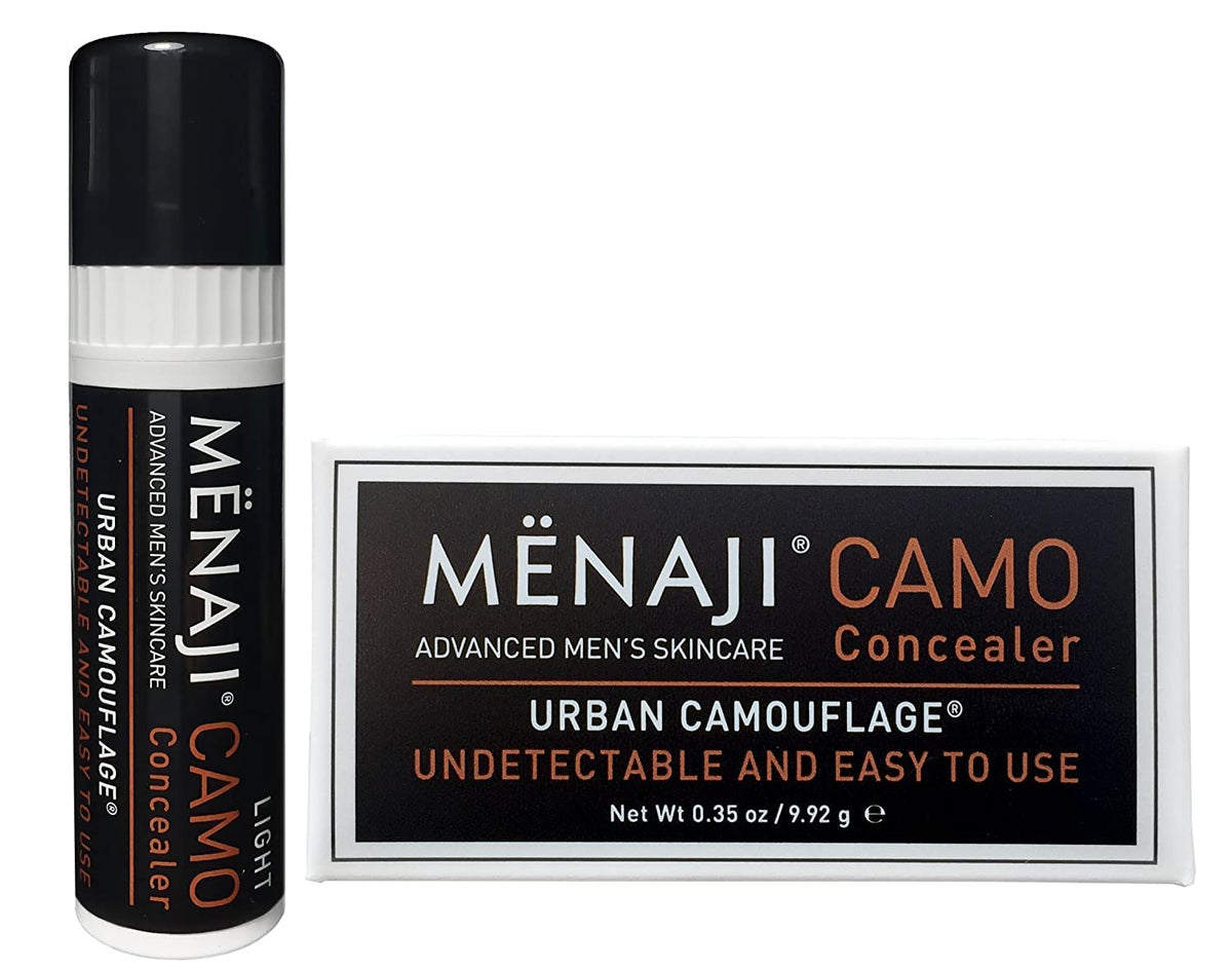 MËNAJI URBAN CAMOUFLAGE® Concealer Stick for Men - Skin Foundation Concealer for Dark Circles, Acne, Under Eye - Corrector - Mens Cosmetics - Light Beauty & Personal Care Menaji