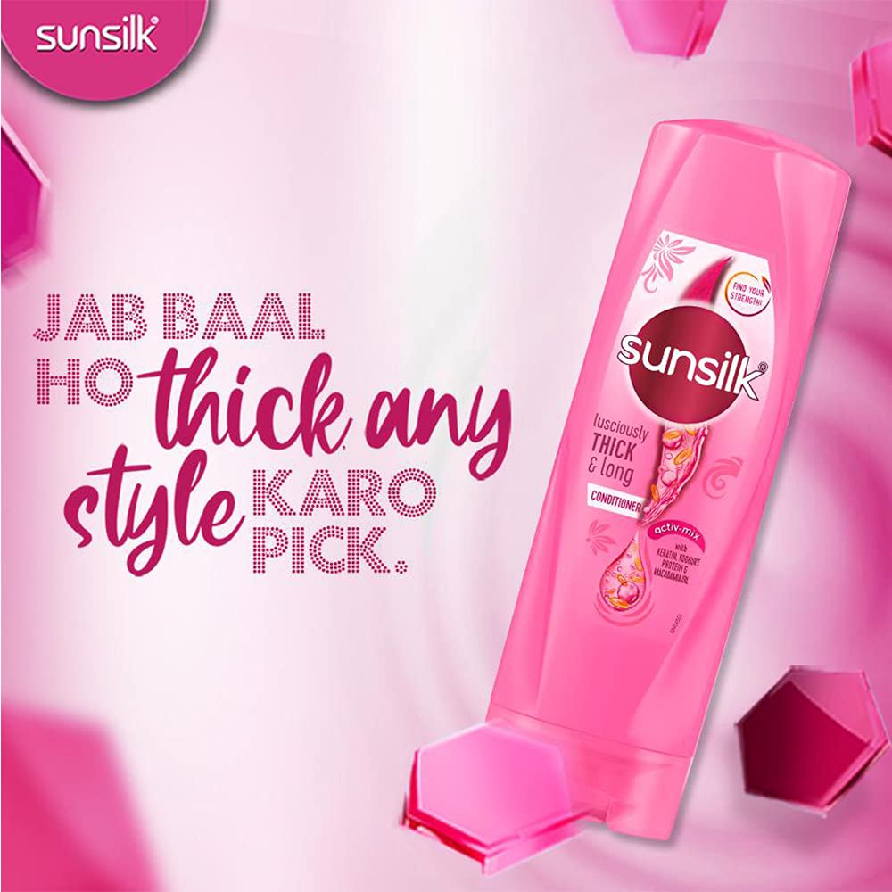 sunsilk Lusciously Thick and Long Conditioner (180ml) Beauty & Personal Care sunsilk