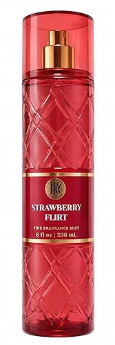 Bath & Body Works Strawberry Flirt Fine Fragrance Mist - Strawberry Jam Cotton Candy Body Spray Beauty & Personal Care Bath & Body Works