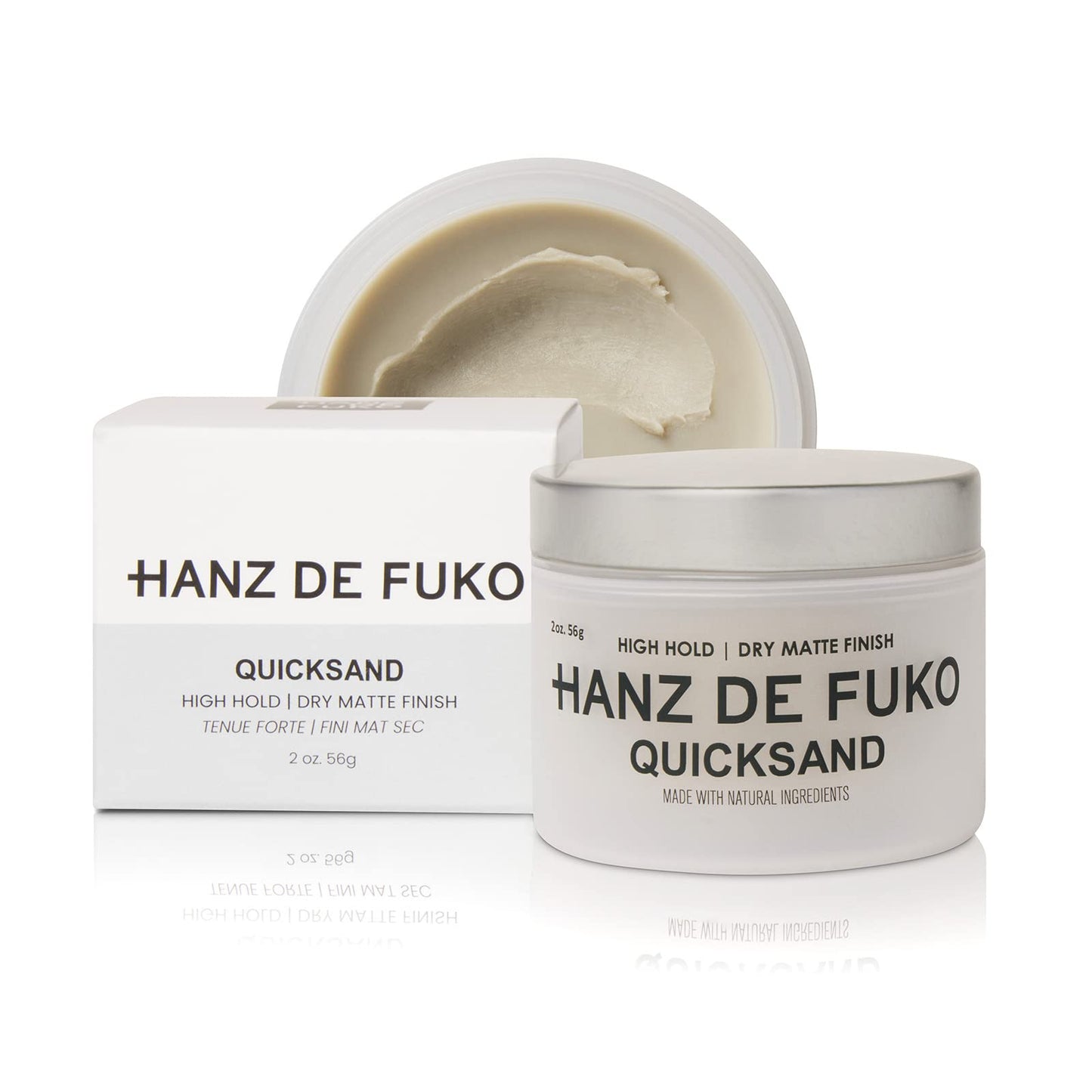 Hanz de Fuko Quicksand - Premium Men’s Hair Styling Wax & Dry Shampoo for a High Hold, Ultra Matte Finish - Ideal Texture Product for Thin, Thick Beauty & Personal Care Hanz de Fuko