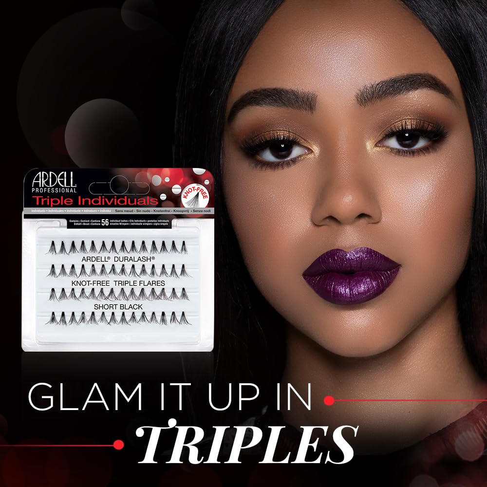 Triple Individuals Knot-Free Short Black Beauty & Personal Care Ardell