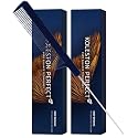 Koleston Perfect ME+ 7/75 Medium Blonde/Brown Red-Violet Permanent Hair Color Creme 2 Ounce (Pack of 2) With Pin Tail Comb - Use with Welloxon Perfect Beauty & Personal Care M Hair Designs