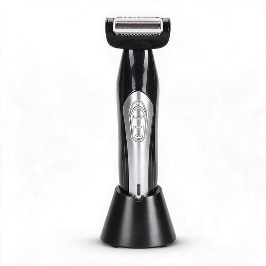 Body Hair Trimmer for Men - Electric with Removable Long Handle, Hair Trimmer for Pubic Area, Back, Face, Legs and Beard, Wet Dry Use Beauty and Personal Care Bewinner