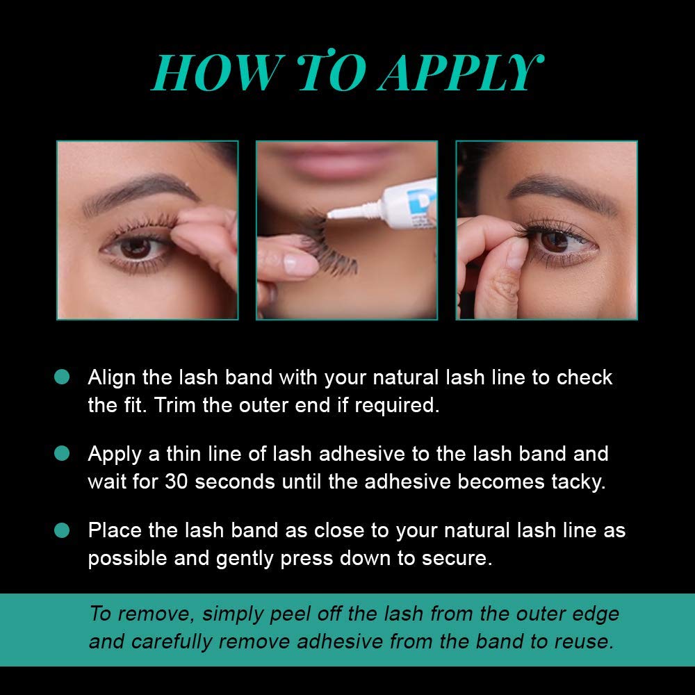 Ardell Natural False Eyelashes Multipack 110 Black - Comfortable Strip Lashes for Everyday Wear, 4 Pairs x 1 Pack Beauty & Personal Care Ardell