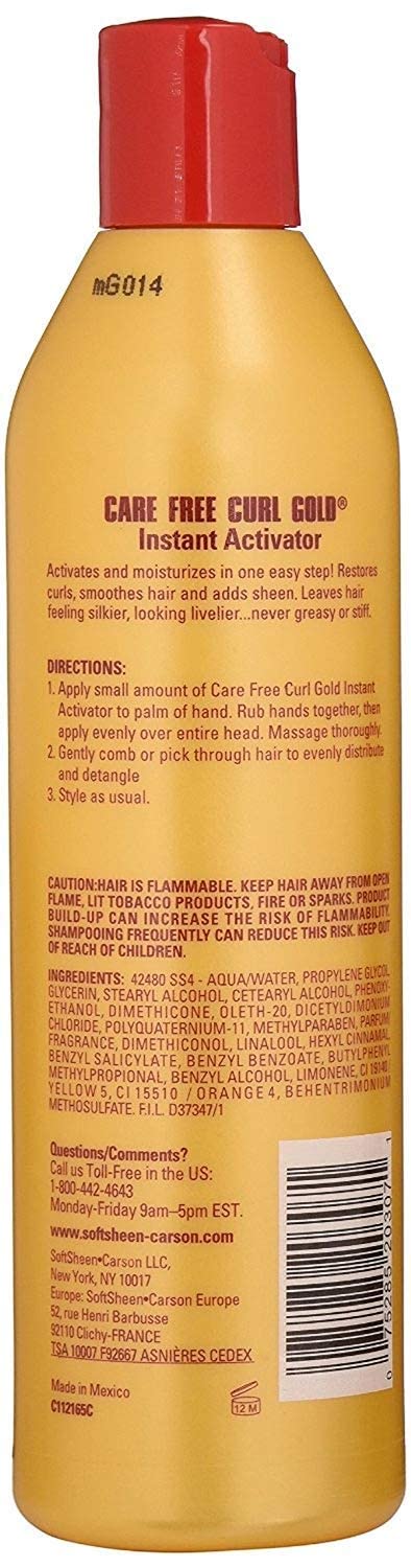 SoftSheen-Carson Care Free Curl Gold, Instant Activator 16 oz (Pack of 2) Beauty & Personal Care SoftSheen
