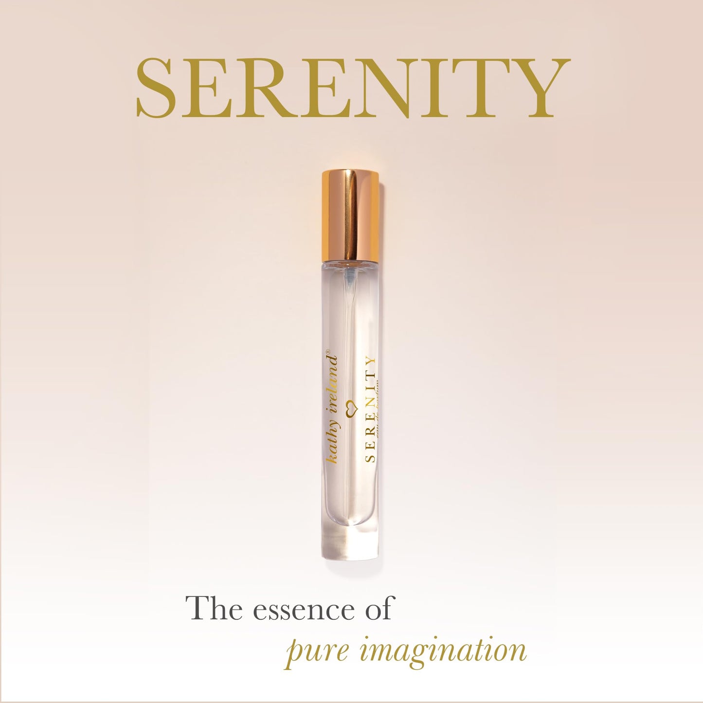 Kathy Ireland Serenity - Tropical, Floral Perfume for Women - Eau de Parfum with Orange, Coconut Water, Violet, Vanilla, Amber Notes - 0.34 oz Beauty & Personal Care Kathy Ireland