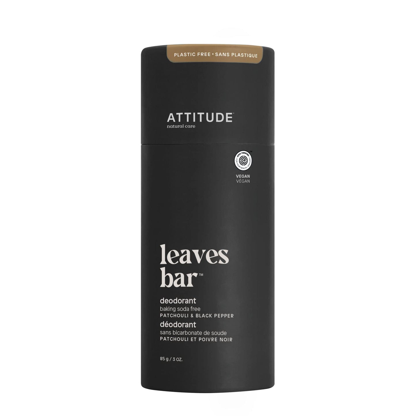 ATTITUDE Natural Deodorant, Aluminum-free, Odor Control & Long Lasting, Nourishing Ingredients, Castor, Jojoba Oils, Baking Soda-free, EWG Verified Beauty and Personal Care ATTITUDE