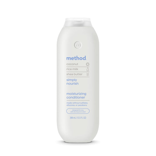 Method Moisturizing Conditioner, Simply Nourish - Revitalizes Dry Hair, Safe for Color-Treated Hair - Sulfate Free and Cruelty Free - 13.5 oz Beauty and Personal Care Method Default Title