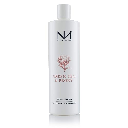 Niven Morgan, Green Tea and Peony Body Wash, 16 Fluid Ounces Beauty & Personal Care Niven Morgan
