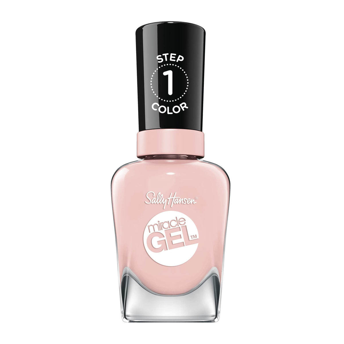 Sally Hansen Miracle Gel Salon Quality Nail Polish | Gel-Like Formula, Two-Step System, No UV Light Needed, Long Lasting | Semi-opaque | 248 Once