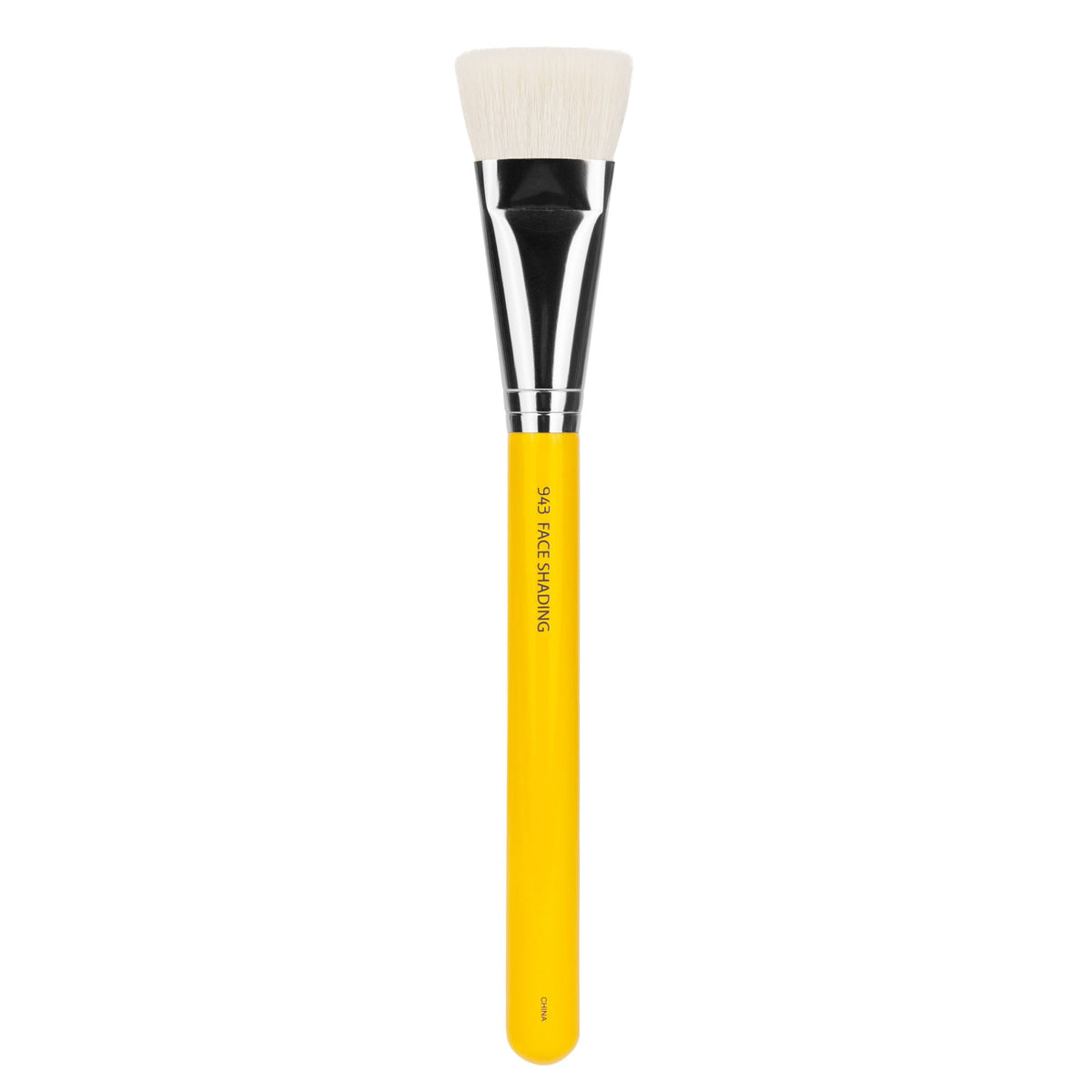 Bdellium Tools Professional Makeup Brush - Studio Series 943 Face Shading - With Mix of Soft Synthetic & Natural Fibers, For Perfect Finish (Yellow