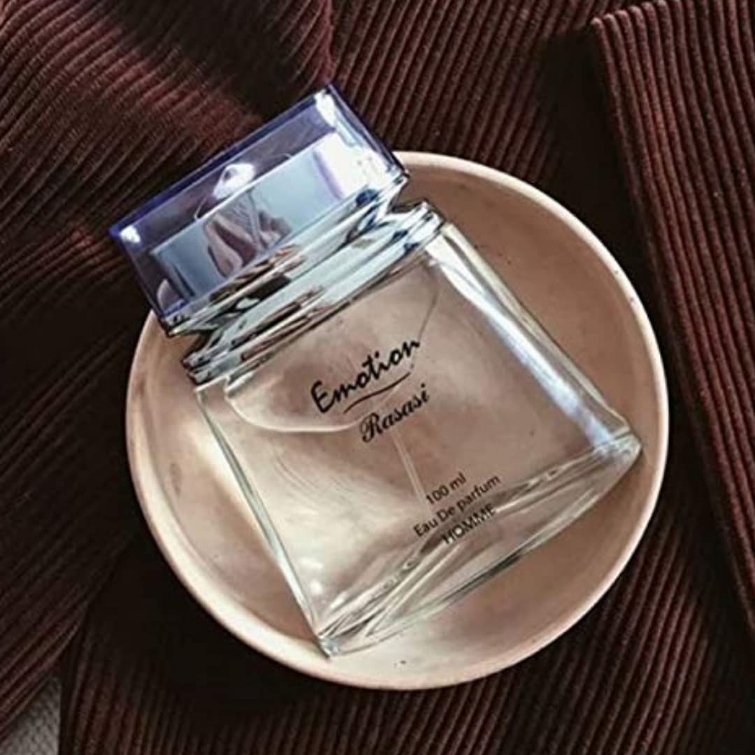 RASASI Emotion for Men EDP - Eau De Parfum 100 ML (3.4 oz) | Middle Eastern | Encaptures Fresh Notes or Bergamot & Orange Blossom in Opening, Floral Beauty & Personal Care RASASI