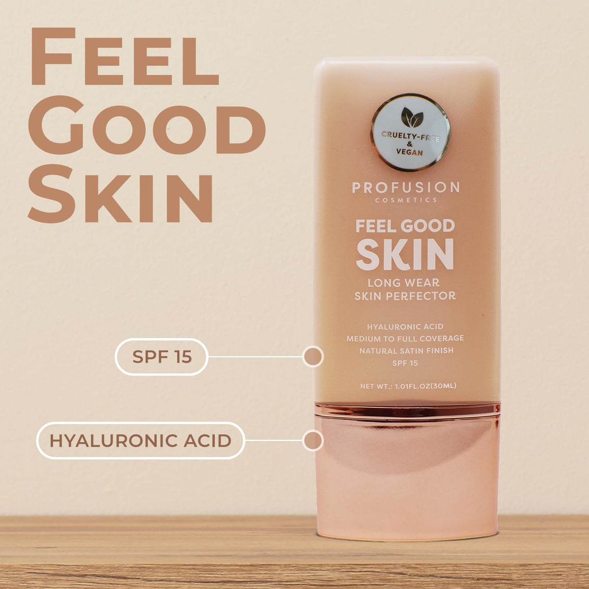 Profusion Cosmetics Lightweight Liquid Foundation for a Flawless and Elegant Radiance, Breathable Makeup that Improves Uneven Skin Tone, Vegan Beauty & Personal Care Profusion Cosmetics
