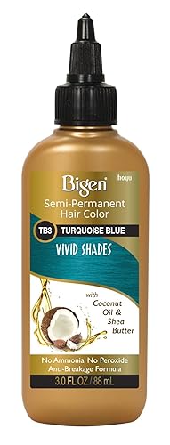Bigen Semi-Permanent Haircolor #Tb3 Turquoise Blue 3 Ounce (88ml) (2 Pack) Beauty & Personal Care Bigen