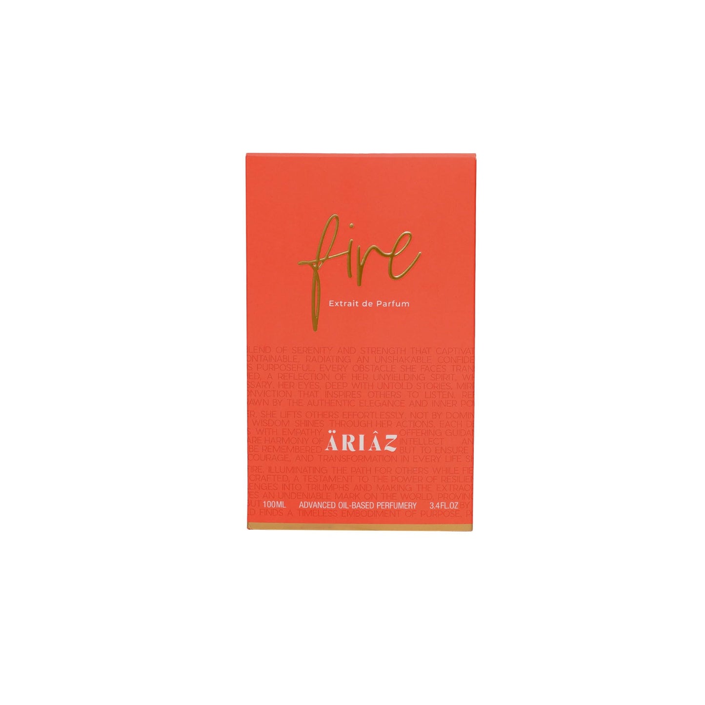 ARIAZ FIRE Women’s Eau De Parfum - Bold Floral Gourmand Fragrance with Tuberose, Bergamot, Jasmine, Praline, Almond, Cacao, Amber & Tonka Bean - Long Beauty & Personal Care ARIAZ