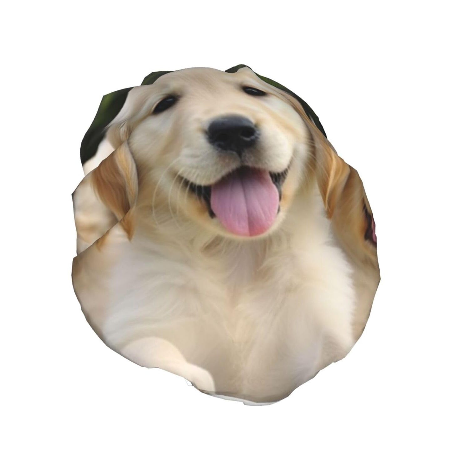 Golden Retriever Puppies Shower Cap for Women Men Large Reusable Shower Bonnet Double-Layer Waterproof Bath Caps Elastic Band Hair Hat for All Beauty and Personal Care BWLHJKE