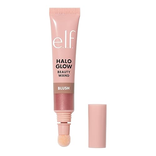 e.l.f. Halo Glow Blush Beauty Wand, Liquid Blush Wand For Radiant, Flushed Cheeks, Infused With Squalane, Vegan & Cruelty-free, Pink-Me-Up Beauty & Personal Care e.l.f.