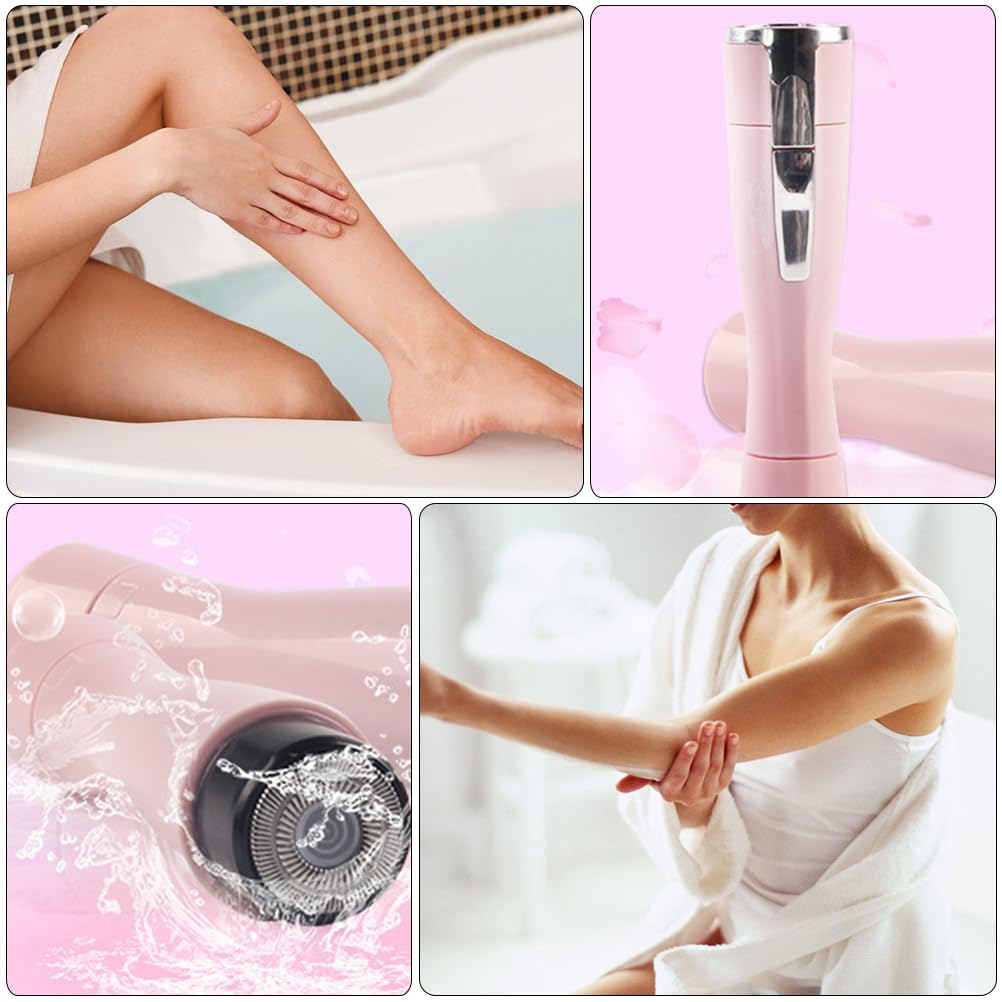 HEALLILY Waterproof Women Epilator Hair Removal Device Electric Body Hair Trimmer and Shaver Portable for Full Body Use Easy to Clean Beauty and Personal Care HEALLILY