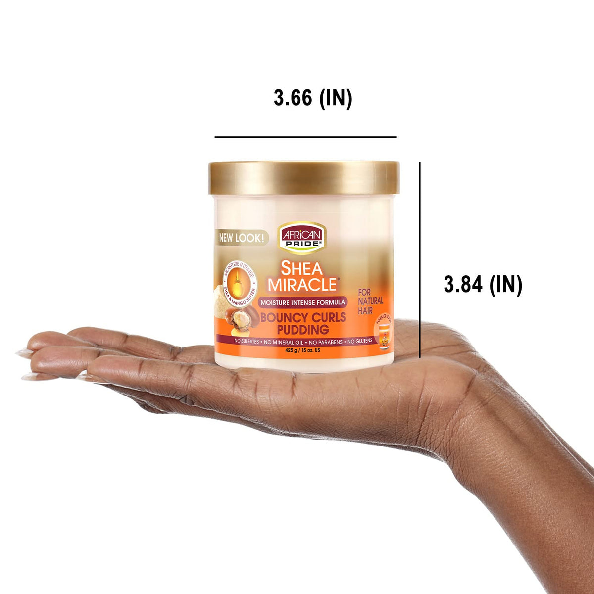 African Pride Shea Miracle Bouncy Curls Pudding - Contains Shea & African Mango Butter to Define Curls & Coils & Tame Hair Frizz, 15 Oz Beauty & Personal Care African Pride