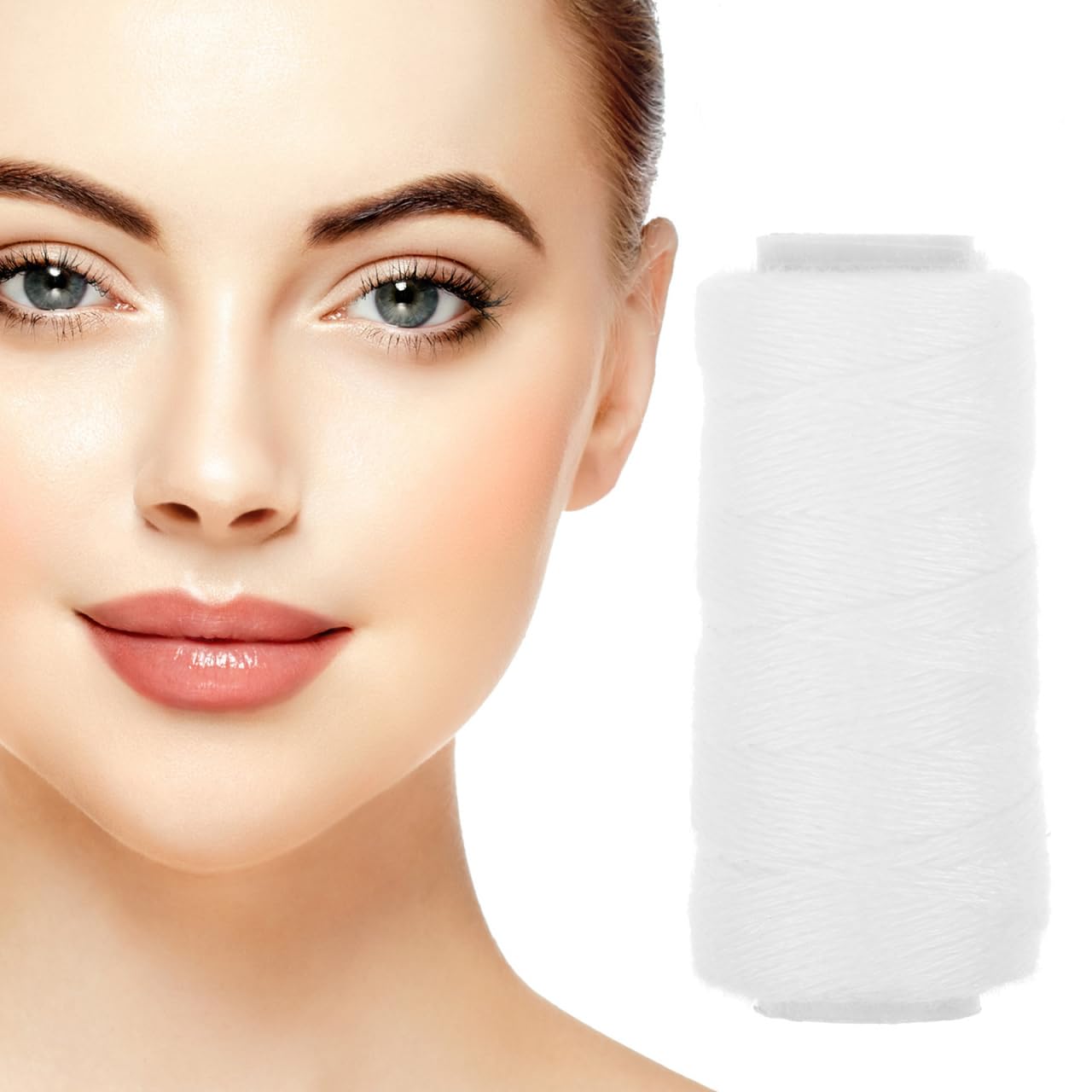 OUNONA 1Roll Threading Epilator Tool for Hair Removal Thread Facial Hair Trimmer for Eyebrows Upper Lip Chin and More Gentle Hair Removal Machine Beauty and Personal Care OUNONA