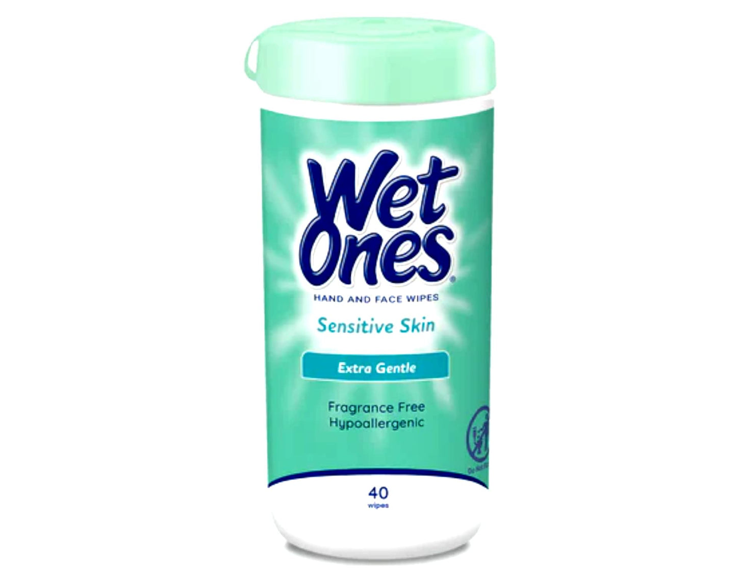 Playtex Wet Ones Sensitive Skin Hands Wipes, 40 Count Wipes (Pack of 6) Beauty & Personal Care PLAYTEX
