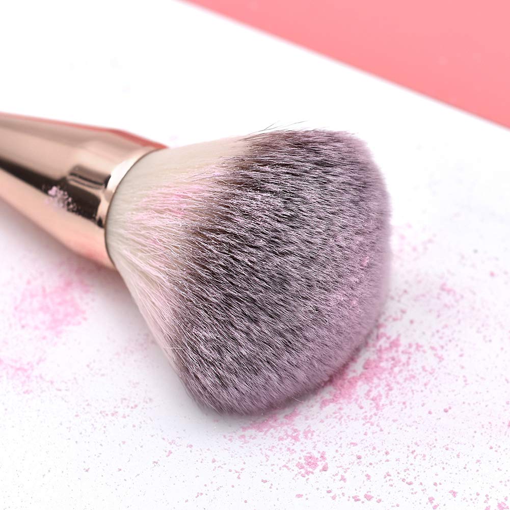 RN BEAUTY Makeup Brushes Large Powder Brush Foundation Blush Brush Bronzer Contour Face Blender Brush Mineral Blending Buffing Powder Cosmetics Kabuki Beauty & Personal Care RN BEAUTY