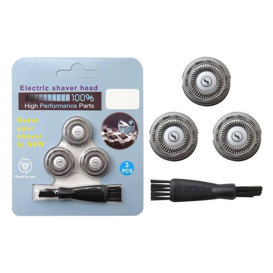 2024 Upgraded 3Pcs Shaver Replacement Blades with Clean Brush For SweetLF Electric Shavers SWS7105 and SWS7105BK Beauty and Personal Care USonline911