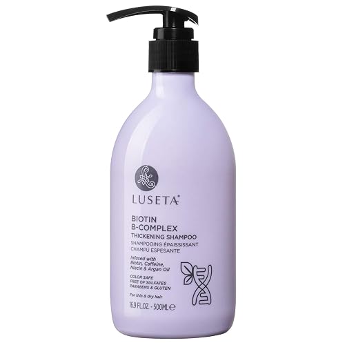 Luseta Biotin B-Complex Thickening Shampoo for Hair Growth and Strengthener - Hair Loss Treatment for Thinning Hair With Biotin Caffein and Argan Oil Beauty & Personal Care LUSETA