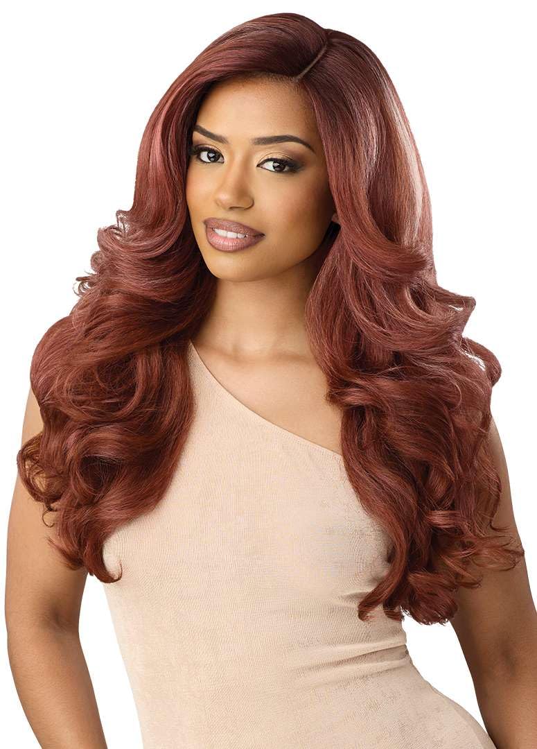 Outre Lace Front Wig - Neesha Soft & Natural - Neesha 211 (DR99J/ROSY SPICE)