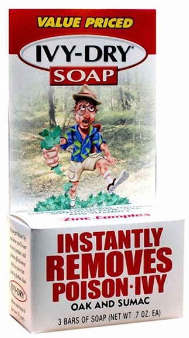Ivy-dry Soap. Instantly Removes Poison-Ivy, Oak and Sumac. 3 Bars of Soap (0.7 Oz Each) Beauty & Personal Care Ivy-Dry