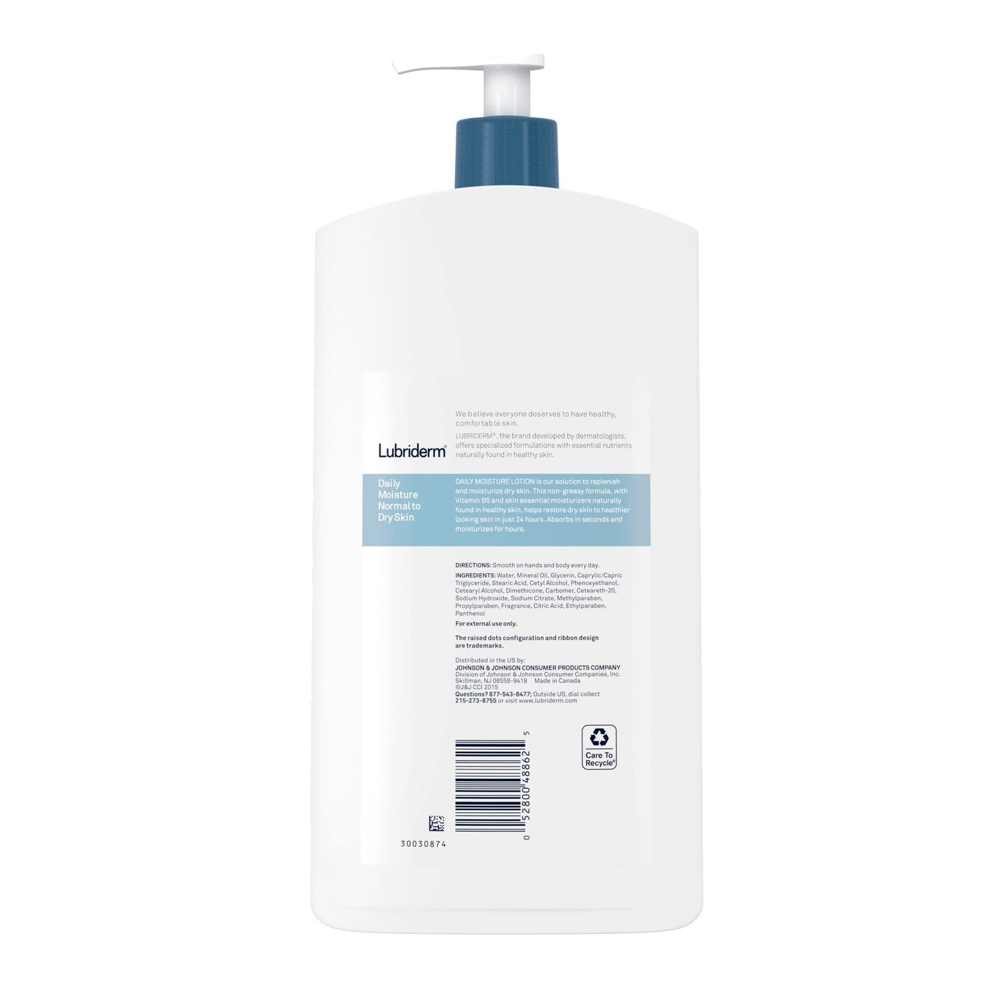 LUBRIDERM Daily Moisture Lotion, 24 ounces (Pack of 2) Beauty & Personal Care Lubriderm