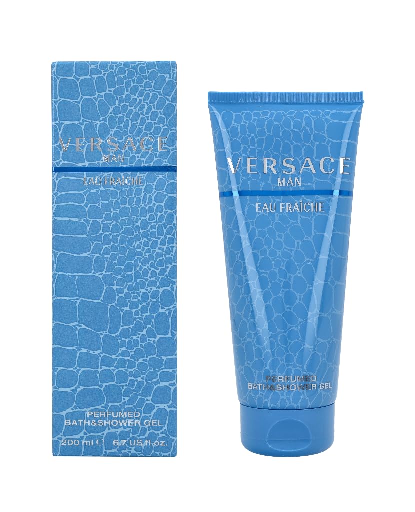 Versace Man Eau Fraiche by Versace for Men 6.7 oz Perfumed Bath & Shower Gel Beauty & Personal Care Versace