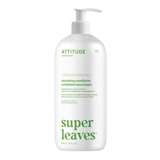 ATTITUDE Nourishing Hair Conditioner, For Dry and Damaged Hair, Naturally Derived Ingredients, Vegan Detangler, Dermatologically Tested, Grapeseed Oil Beauty & Personal Care ATTITUDE