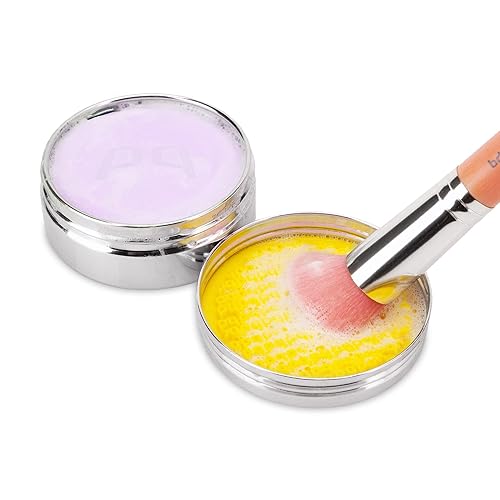 Bdellium Tools Cosmetic Brush Cleanser (Solid Brush Soap) with Cleaning Pad - Fresh Lavender Scent (Purple) Beauty & Personal Care BDELLIUM TOOLS