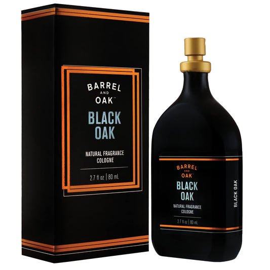 Barrel and Oak Black Oak Cologne 2.7oz – Natural Essential Oil Scent for Men, Warm Oak & Spicy Bergamot, Earthy, Paraben & SLS Free Beauty & Personal Care Barrel & Oak