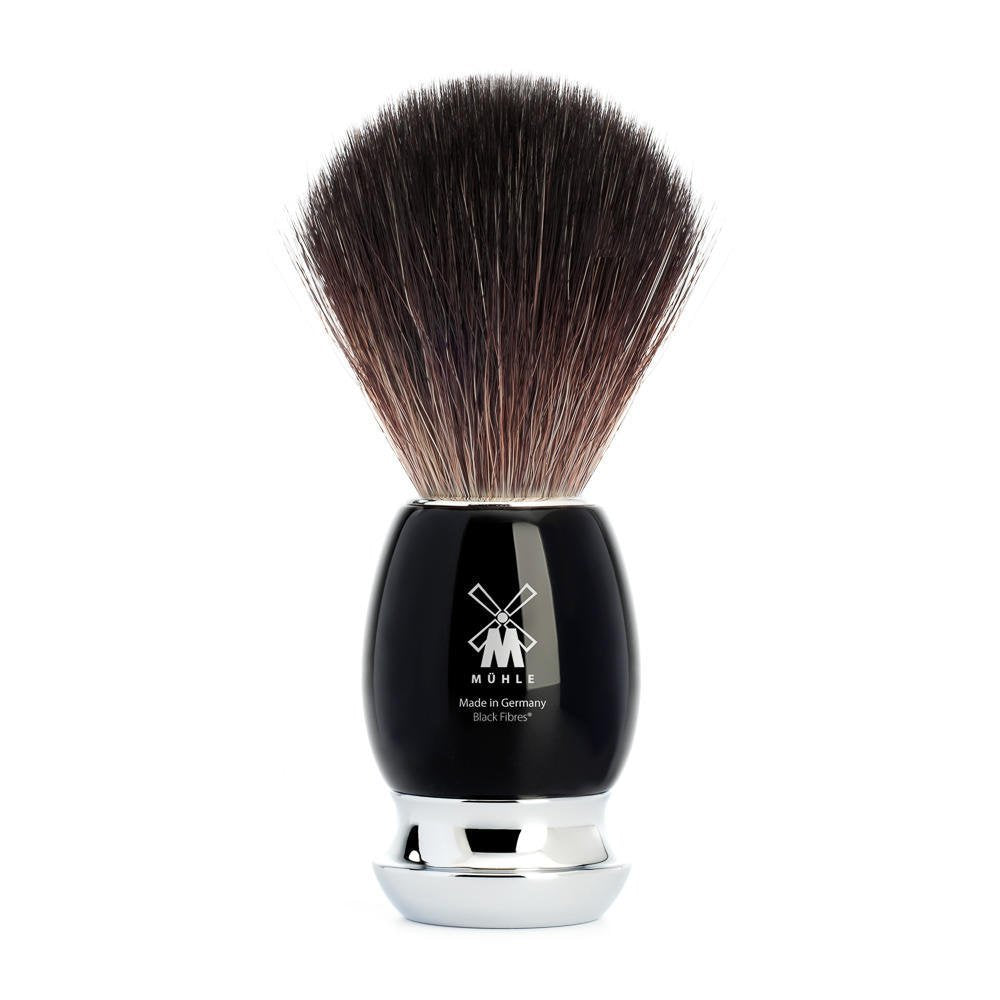 MÜHLE VIVO Black Fibre Shaving Brush - Creates Rich Lather of Soap or Cream Beauty and Personal Care MÜHLE