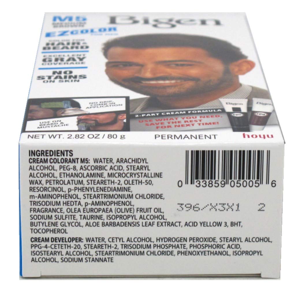 Bigen Ez Color For Men M5 Medium Brown Kit Beauty & Personal Care Bigen