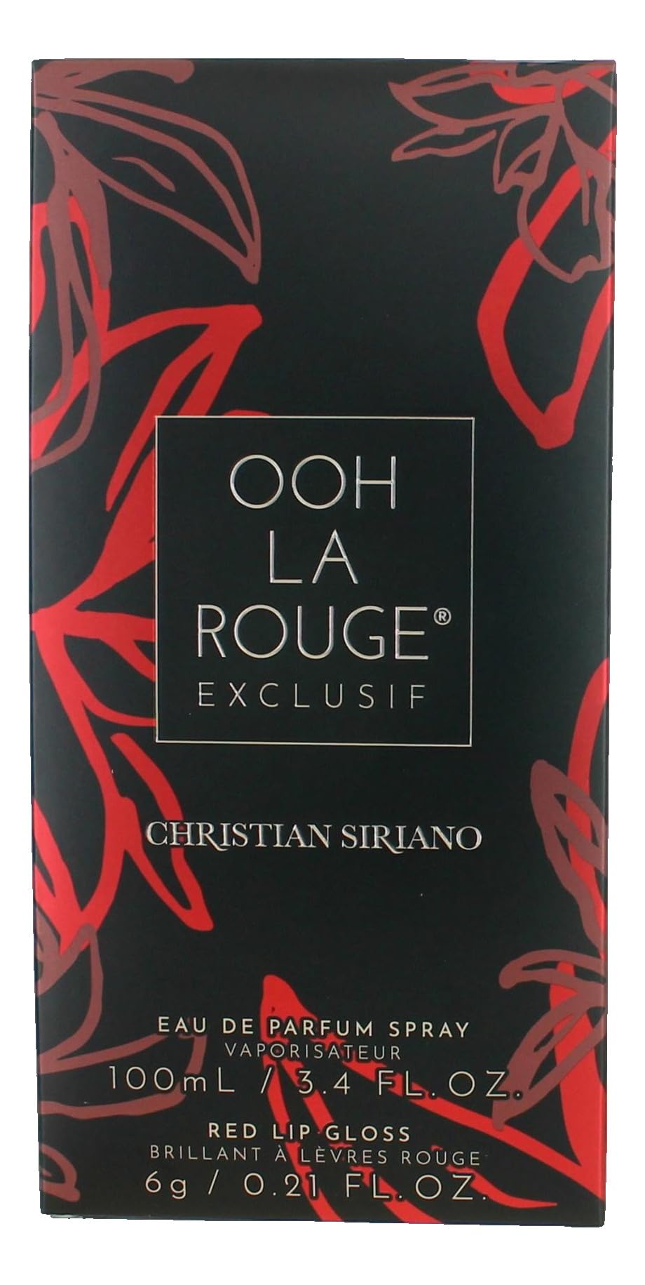 Ooh La Rouge Exclusif by Christian Siriano for Women - 2 Pc Gift Set 3.4 oz EDP Spray, 0.21oz Red Lip Gloss Beauty & Personal Care Christian Siriano